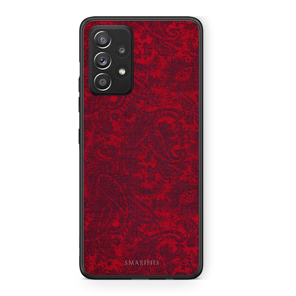 Samsung Galaxy A52 Paisley Cashmere θήκη από τη Smartfits με σχέδιο στο πίσω μέρος και μαύρο περίβλημα | Smartphone case with colorful back and black bezels by Smartfits