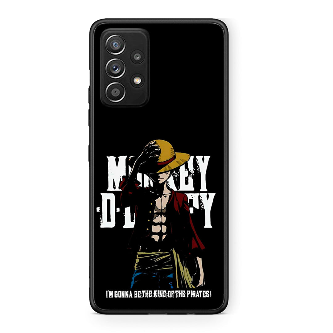 Samsung Galaxy A52 Pirate King θήκη από τη Smartfits με σχέδιο στο πίσω μέρος και μαύρο περίβλημα | Smartphone case with colorful back and black bezels by Smartfits