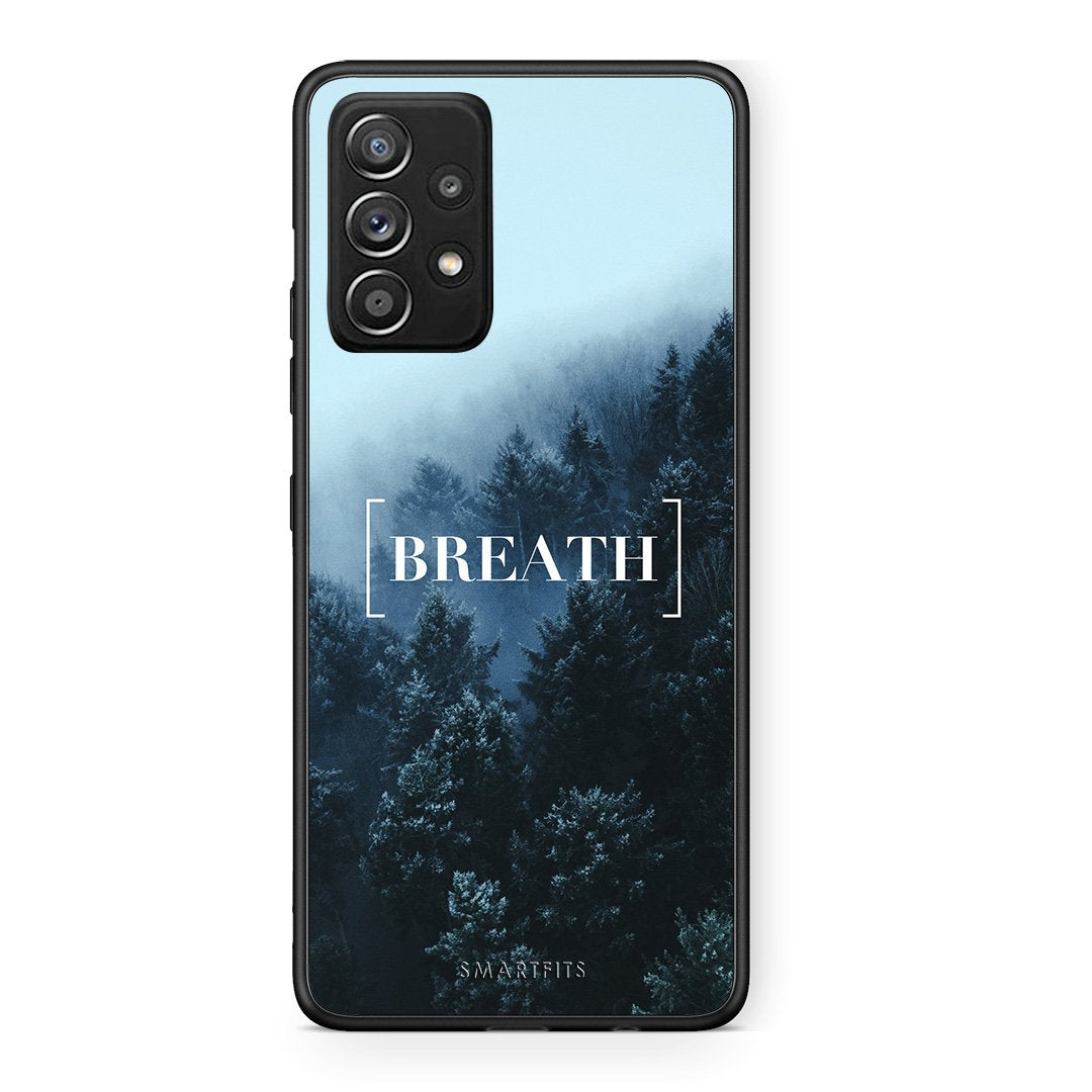 4 - Samsung Galaxy A52 Breath Quote case, cover, bumper