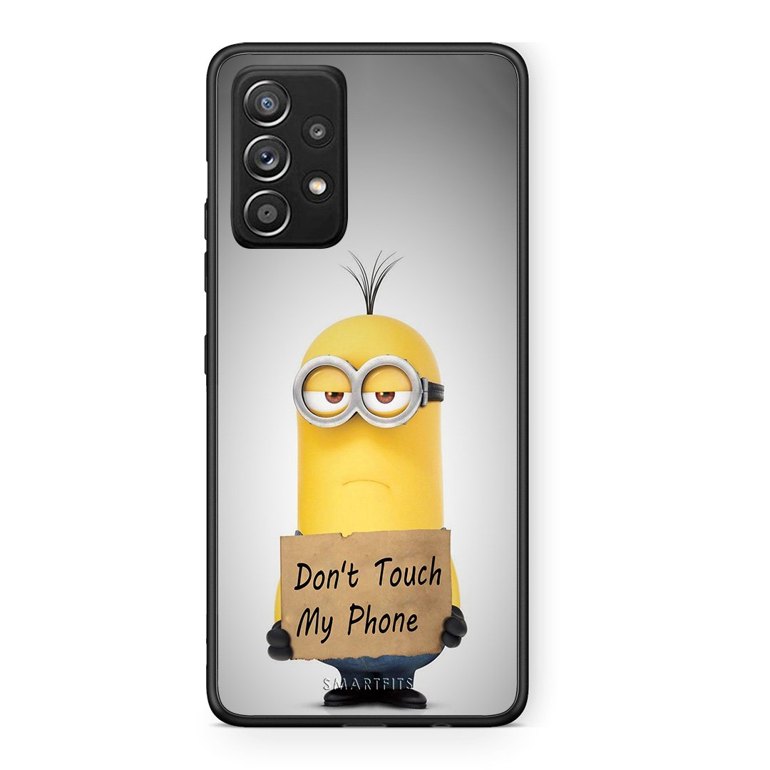 4 - Samsung Galaxy A52 Minion Text case, cover, bumper
