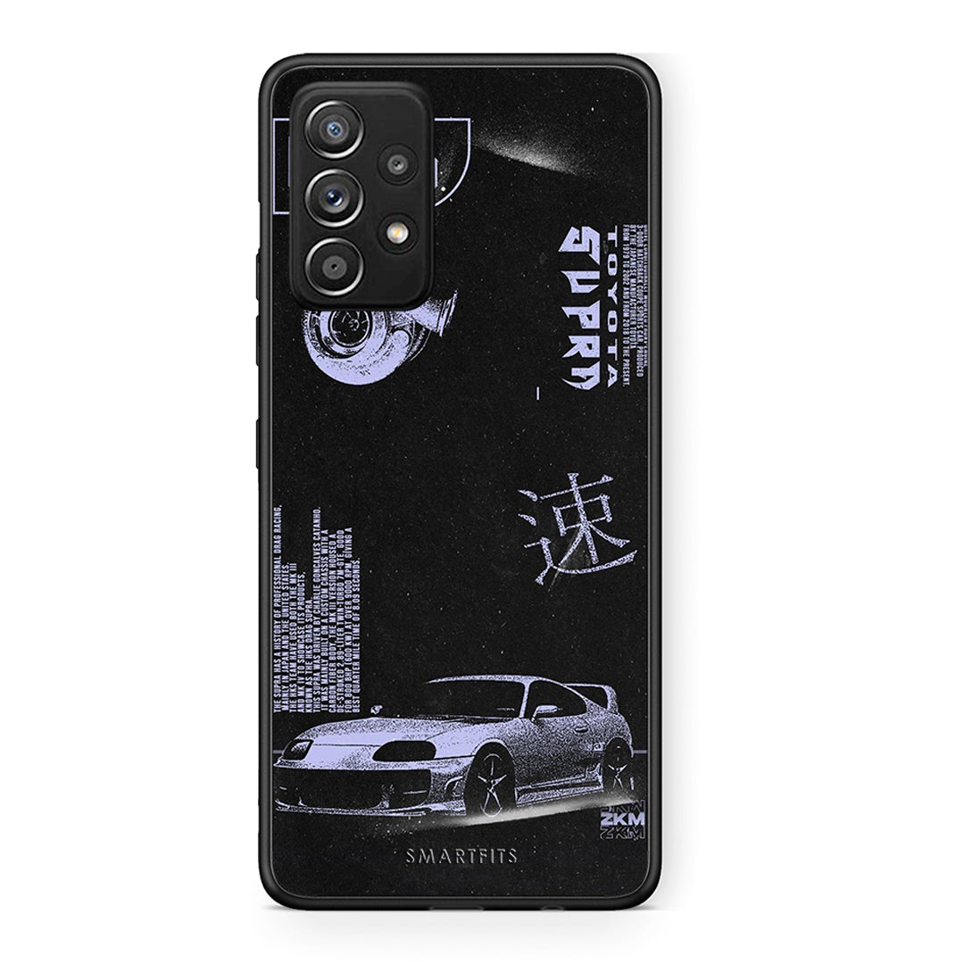 Samsung Galaxy A52 Tokyo Drift Θήκη Αγίου Βαλεντίνου από τη Smartfits με σχέδιο στο πίσω μέρος και μαύρο περίβλημα | Smartphone case with colorful back and black bezels by Smartfits