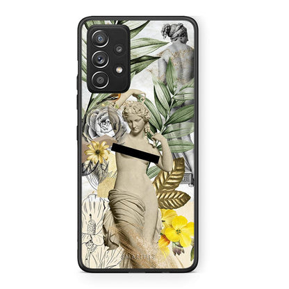 Samsung Galaxy A52 Woman Statue θήκη από τη Smartfits με σχέδιο στο πίσω μέρος και μαύρο περίβλημα | Smartphone case with colorful back and black bezels by Smartfits