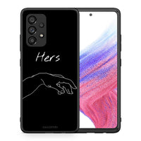 Thumbnail for Θήκη Αγίου Βαλεντίνου Samsung A53 5G Aeshetic Love 1 από τη Smartfits με σχέδιο στο πίσω μέρος και μαύρο περίβλημα | Samsung A53 5G Aeshetic Love 1 case with colorful back and black bezels