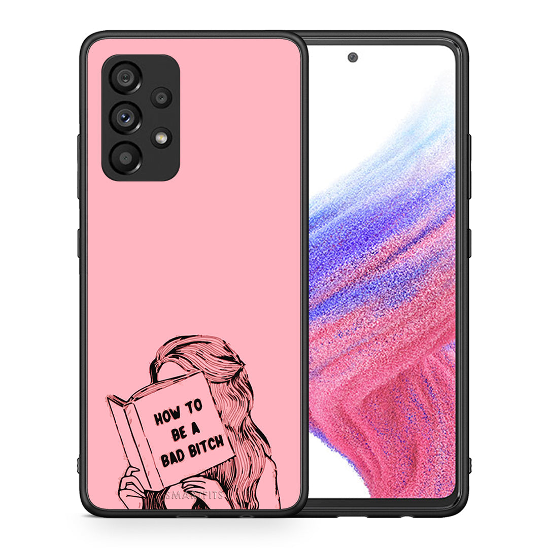Θήκη Samsung A53 5G Bad Bitch από τη Smartfits με σχέδιο στο πίσω μέρος και μαύρο περίβλημα | Samsung A53 5G Bad Bitch case with colorful back and black bezels