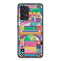 Thumbnail for Samsung A53 5G Bubbles Soap θήκη από τη Smartfits με σχέδιο στο πίσω μέρος και μαύρο περίβλημα | Smartphone case with colorful back and black bezels by Smartfits
