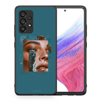 Thumbnail for Θήκη Samsung A53 5G Cry An Ocean από τη Smartfits με σχέδιο στο πίσω μέρος και μαύρο περίβλημα | Samsung A53 5G Cry An Ocean case with colorful back and black bezels