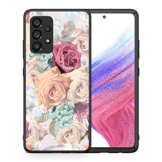 Θήκη Samsung A53 5G Bouquet Floral από τη Smartfits με σχέδιο στο πίσω μέρος και μαύρο περίβλημα | Samsung A53 5G Bouquet Floral case with colorful back and black bezels