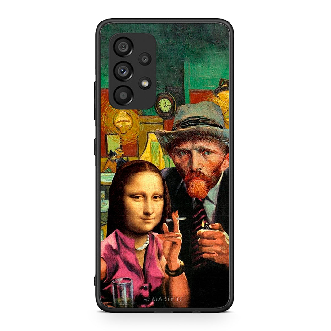 Samsung A53 5G Funny Art θήκη από τη Smartfits με σχέδιο στο πίσω μέρος και μαύρο περίβλημα | Smartphone case with colorful back and black bezels by Smartfits