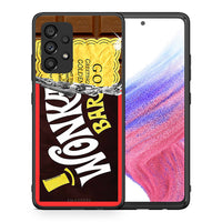Thumbnail for Θήκη Samsung A53 5G Golden Ticket από τη Smartfits με σχέδιο στο πίσω μέρος και μαύρο περίβλημα | Samsung A53 5G Golden Ticket case with colorful back and black bezels