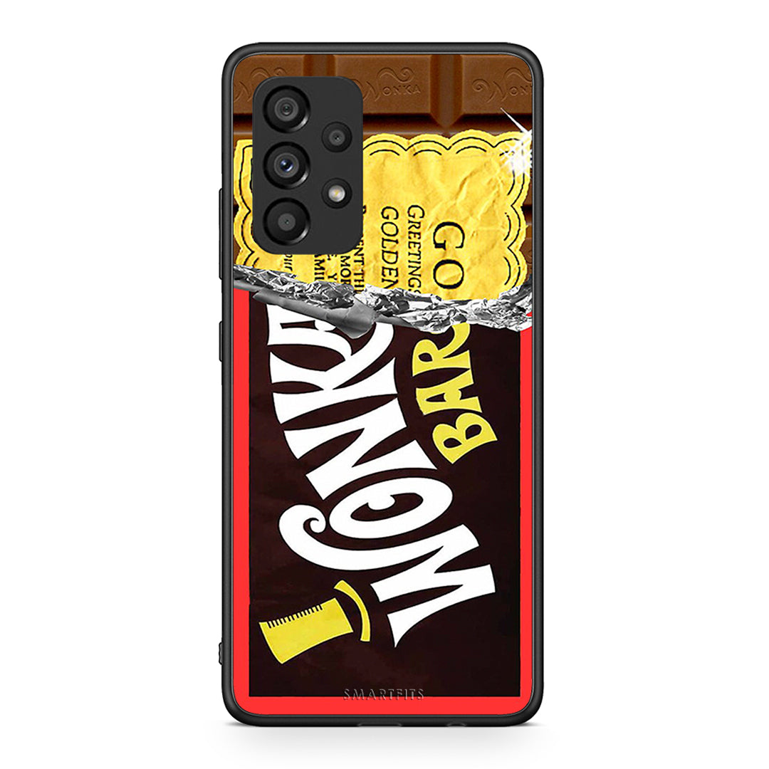 Samsung A53 5G Golden Ticket θήκη από τη Smartfits με σχέδιο στο πίσω μέρος και μαύρο περίβλημα | Smartphone case with colorful back and black bezels by Smartfits