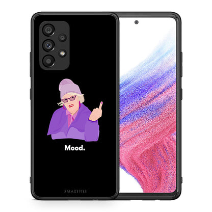 Θήκη Samsung A53 5G Grandma Mood Black από τη Smartfits με σχέδιο στο πίσω μέρος και μαύρο περίβλημα | Samsung A53 5G Grandma Mood Black case with colorful back and black bezels