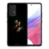Thumbnail for Θήκη Samsung A53 5G Clown Hero από τη Smartfits με σχέδιο στο πίσω μέρος και μαύρο περίβλημα | Samsung A53 5G Clown Hero case with colorful back and black bezels