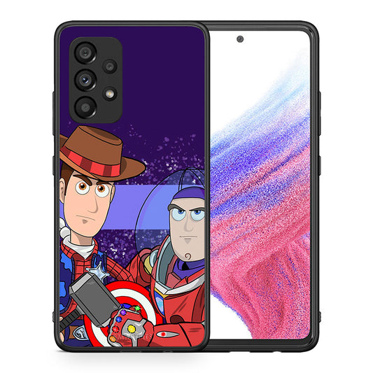 Θήκη Samsung A53 5G Infinity Story από τη Smartfits με σχέδιο στο πίσω μέρος και μαύρο περίβλημα | Samsung A53 5G Infinity Story case with colorful back and black bezels