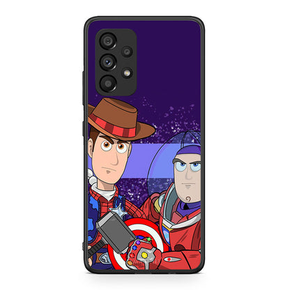Samsung A53 5G Infinity Story θήκη από τη Smartfits με σχέδιο στο πίσω μέρος και μαύρο περίβλημα | Smartphone case with colorful back and black bezels by Smartfits