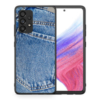 Thumbnail for Θήκη Samsung A53 5G Jeans Pocket από τη Smartfits με σχέδιο στο πίσω μέρος και μαύρο περίβλημα | Samsung A53 5G Jeans Pocket case with colorful back and black bezels