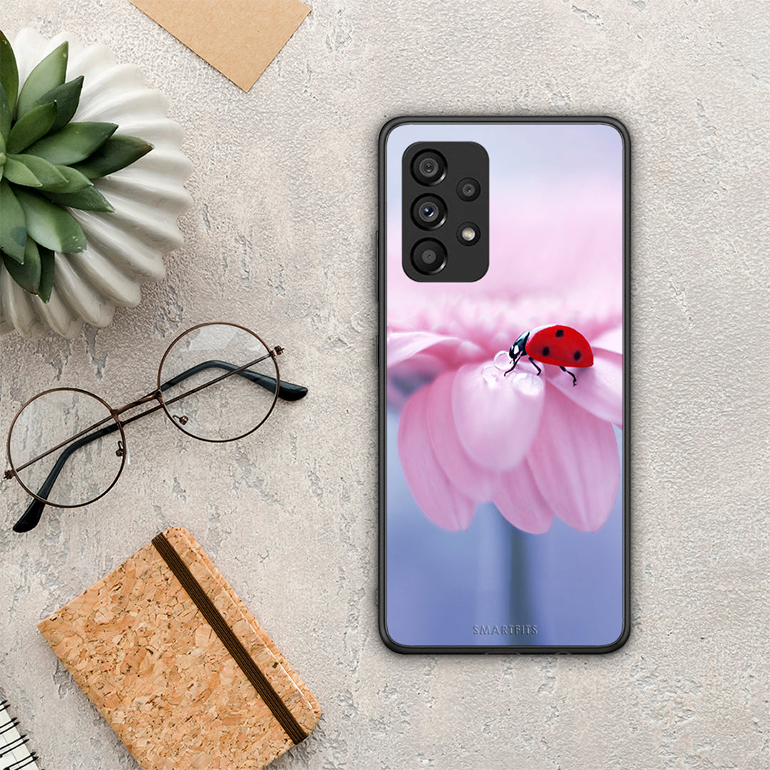 Ladybug Flower - Samsung Galaxy A53 5G θήκη