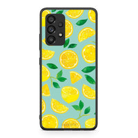 Thumbnail for Samsung A53 5G Lemons θήκη από τη Smartfits με σχέδιο στο πίσω μέρος και μαύρο περίβλημα | Smartphone case with colorful back and black bezels by Smartfits