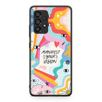 Thumbnail for Samsung A53 5G Manifest Your Vision θήκη από τη Smartfits με σχέδιο στο πίσω μέρος και μαύρο περίβλημα | Smartphone case with colorful back and black bezels by Smartfits