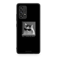 Thumbnail for Samsung A53 5G Meme Cat θήκη από τη Smartfits με σχέδιο στο πίσω μέρος και μαύρο περίβλημα | Smartphone case with colorful back and black bezels by Smartfits