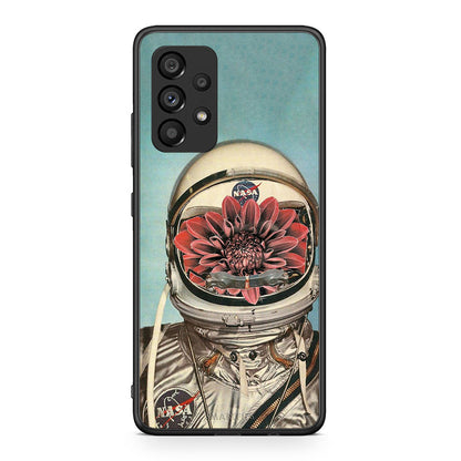 Samsung A53 5G Nasa Bloom θήκη από τη Smartfits με σχέδιο στο πίσω μέρος και μαύρο περίβλημα | Smartphone case with colorful back and black bezels by Smartfits