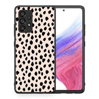 Thumbnail for Θήκη Samsung A53 5G New Polka Dots από τη Smartfits με σχέδιο στο πίσω μέρος και μαύρο περίβλημα | Samsung A53 5G New Polka Dots case with colorful back and black bezels