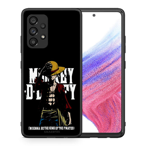 Θήκη Samsung A53 5G Pirate King από τη Smartfits με σχέδιο στο πίσω μέρος και μαύρο περίβλημα | Samsung A53 5G Pirate King case with colorful back and black bezels