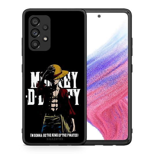 Θήκη Samsung A53 5G Pirate King από τη Smartfits με σχέδιο στο πίσω μέρος και μαύρο περίβλημα | Samsung A53 5G Pirate King case with colorful back and black bezels