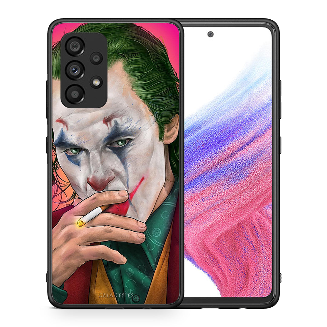 Θήκη Samsung A53 5G JokesOnU PopArt από τη Smartfits με σχέδιο στο πίσω μέρος και μαύρο περίβλημα | Samsung A53 5G JokesOnU PopArt case with colorful back and black bezels