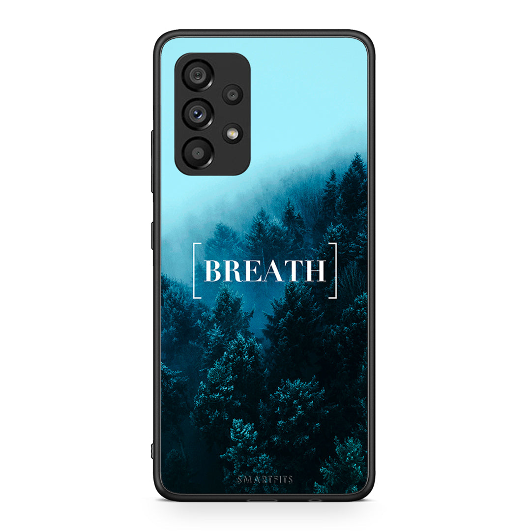 4 - Samsung A53 5G Breath Quote case, cover, bumper