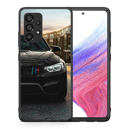 Θήκη Samsung A53 5G M3 Racing από τη Smartfits με σχέδιο στο πίσω μέρος και μαύρο περίβλημα | Samsung A53 5G M3 Racing case with colorful back and black bezels