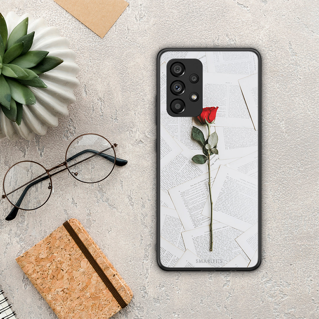 Red Rose - Samsung Galaxy A53 5G θήκη