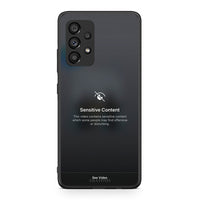 Thumbnail for Samsung A53 5G Sensitive Content θήκη από τη Smartfits με σχέδιο στο πίσω μέρος και μαύρο περίβλημα | Smartphone case with colorful back and black bezels by Smartfits