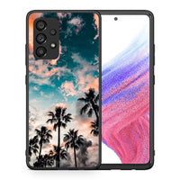 Thumbnail for Θήκη Samsung A53 5G Sky Summer από τη Smartfits με σχέδιο στο πίσω μέρος και μαύρο περίβλημα | Samsung A53 5G Sky Summer case with colorful back and black bezels