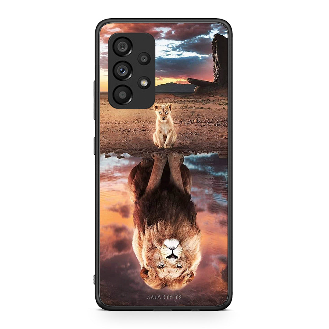 Samsung A53 5G Sunset Dreams Θήκη Αγίου Βαλεντίνου από τη Smartfits με σχέδιο στο πίσω μέρος και μαύρο περίβλημα | Smartphone case with colorful back and black bezels by Smartfits