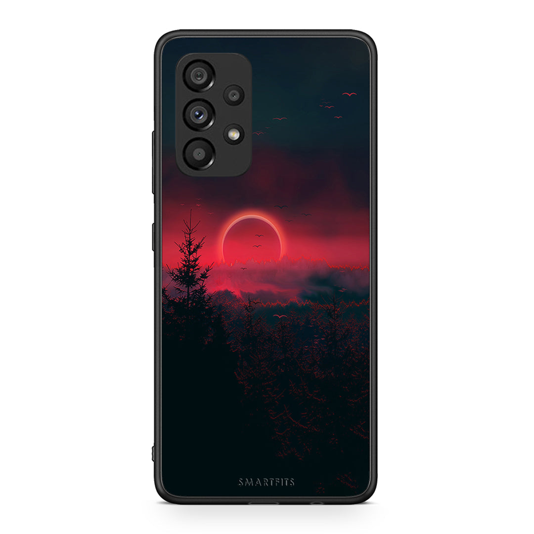 4 - Samsung A53 5G Sunset Tropic case, cover, bumper