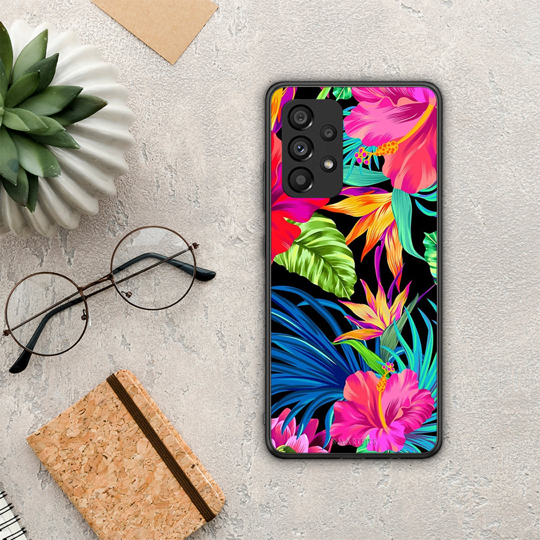 Tropical Flowers - Samsung Galaxy A53 5G θήκη