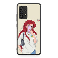 Thumbnail for Samsung A53 5G Walking Mermaid Θήκη από τη Smartfits με σχέδιο στο πίσω μέρος και μαύρο περίβλημα | Smartphone case with colorful back and black bezels by Smartfits