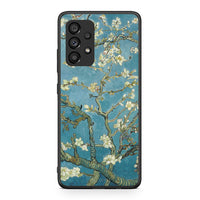 Thumbnail for Samsung A53 5G White Blossoms θήκη από τη Smartfits με σχέδιο στο πίσω μέρος και μαύρο περίβλημα | Smartphone case with colorful back and black bezels by Smartfits