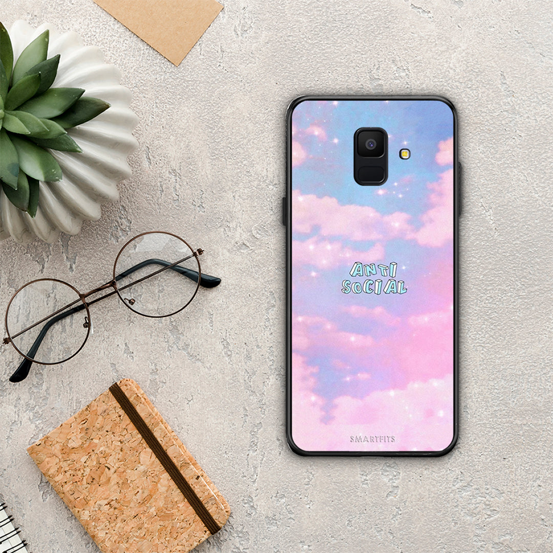 Anti Social - Samsung Galaxy A6 2018 θήκη