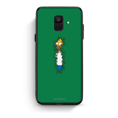 samsung A6 Bush Man Θήκη Αγίου Βαλεντίνου από τη Smartfits με σχέδιο στο πίσω μέρος και μαύρο περίβλημα | Smartphone case with colorful back and black bezels by Smartfits