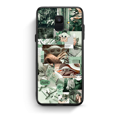 samsung A6 Collage Dude Θήκη Αγίου Βαλεντίνου από τη Smartfits με σχέδιο στο πίσω μέρος και μαύρο περίβλημα | Smartphone case with colorful back and black bezels by Smartfits