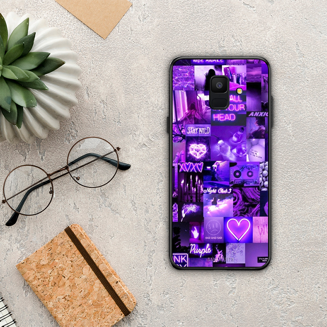 Collage Stay Wild - Samsung Galaxy A6 2018 θήκη
