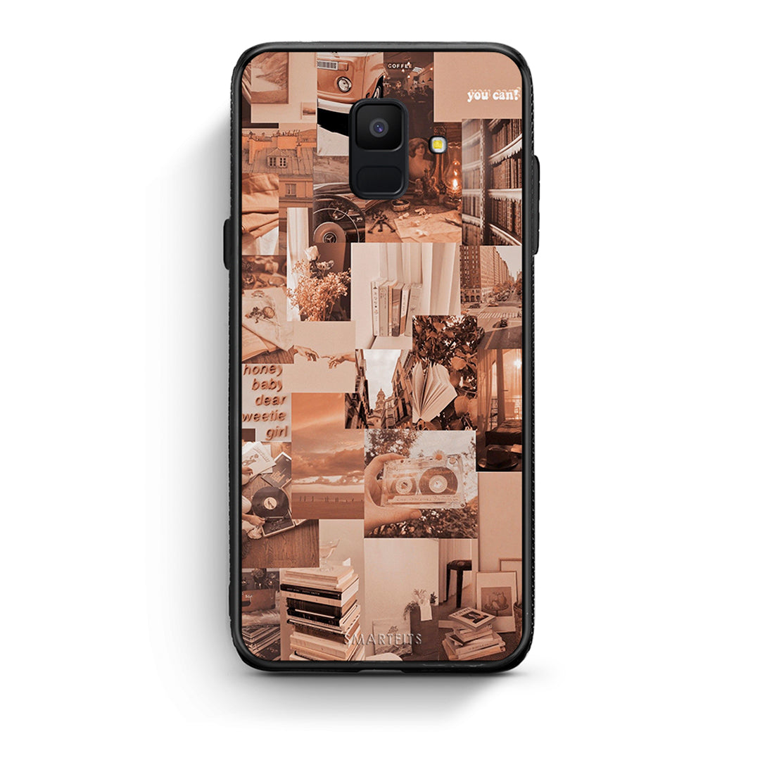 samsung A6 Collage You Can Θήκη Αγίου Βαλεντίνου από τη Smartfits με σχέδιο στο πίσω μέρος και μαύρο περίβλημα | Smartphone case with colorful back and black bezels by Smartfits