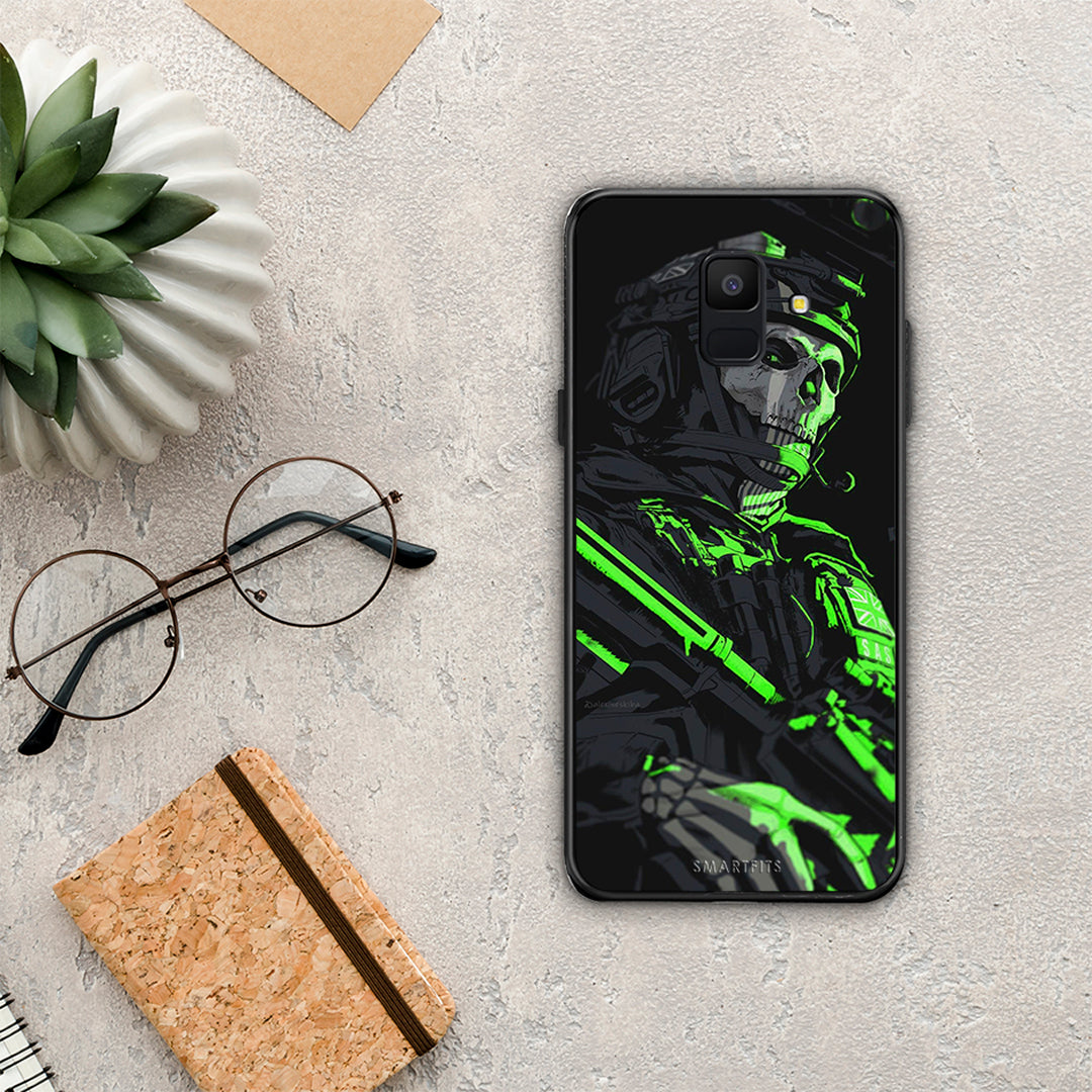 Green Soldier - Samsung Galaxy A6 2018 θήκη