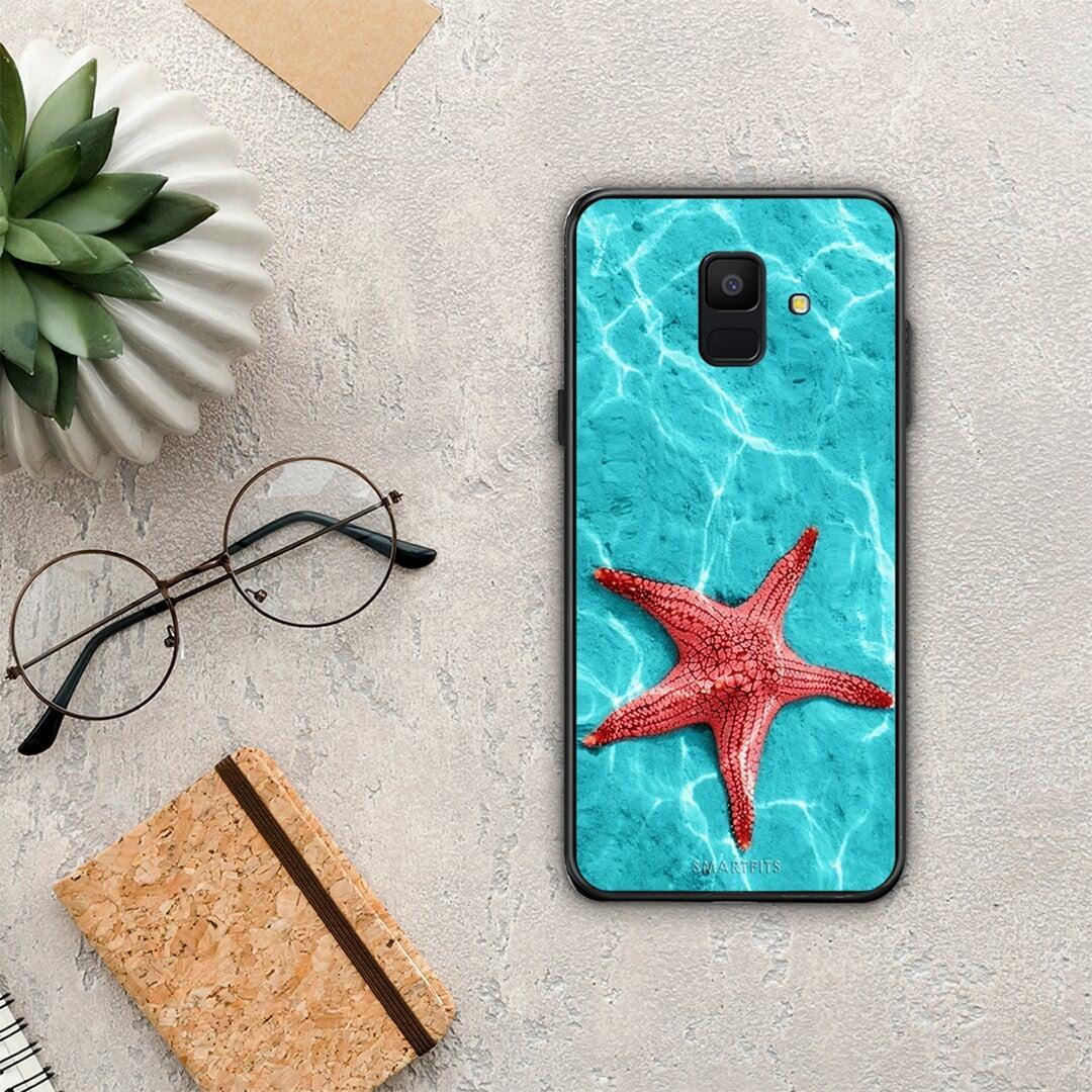 Red Starfish - Samsung Galaxy A6 2018 θήκη