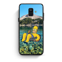 Thumbnail for samsung A6 Summer Happiness Θήκη από τη Smartfits με σχέδιο στο πίσω μέρος και μαύρο περίβλημα | Smartphone case with colorful back and black bezels by Smartfits