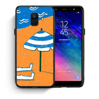 Thumbnail for Θήκη Samsung A6 2018 Summering από τη Smartfits με σχέδιο στο πίσω μέρος και μαύρο περίβλημα | Samsung A6 2018 Summering case with colorful back and black bezels