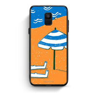Thumbnail for samsung A6 Summering Θήκη από τη Smartfits με σχέδιο στο πίσω μέρος και μαύρο περίβλημα | Smartphone case with colorful back and black bezels by Smartfits