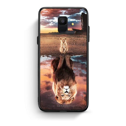 samsung A6 Sunset Dreams Θήκη Αγίου Βαλεντίνου από τη Smartfits με σχέδιο στο πίσω μέρος και μαύρο περίβλημα | Smartphone case with colorful back and black bezels by Smartfits