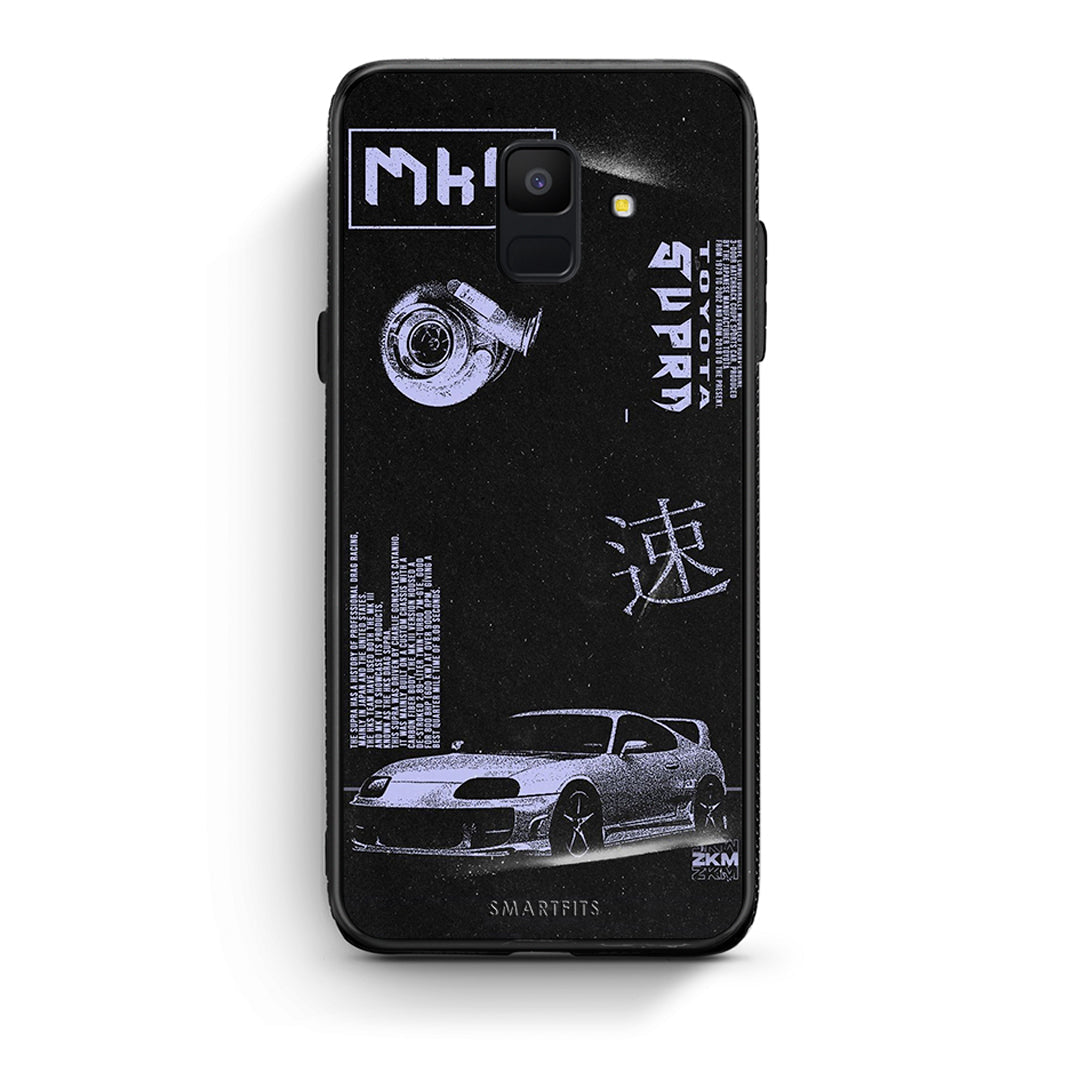 samsung A6 Tokyo Drift Θήκη Αγίου Βαλεντίνου από τη Smartfits με σχέδιο στο πίσω μέρος και μαύρο περίβλημα | Smartphone case with colorful back and black bezels by Smartfits